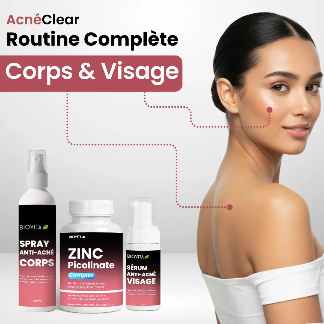 Pack AcnéClear™ : La Routine Complète (In & Out)