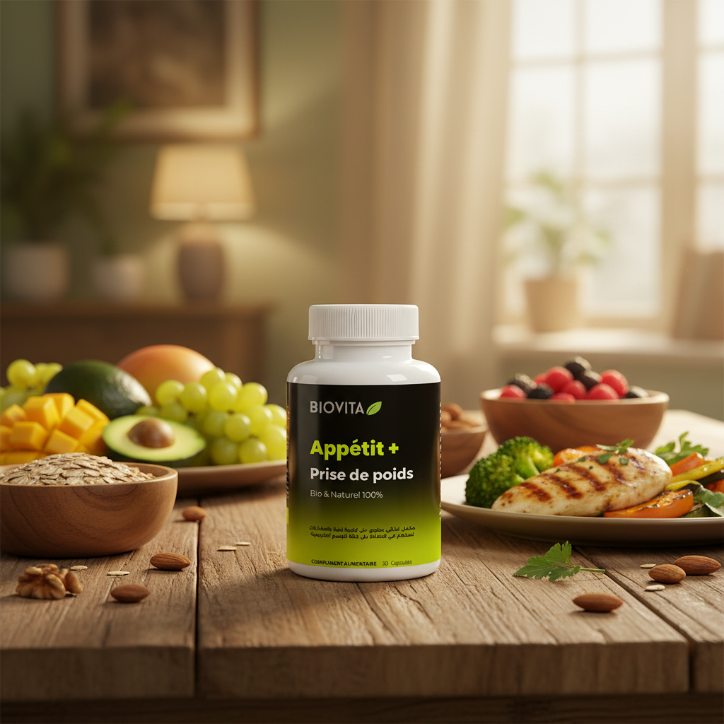 Image macro Appétit+ dans environnement nutritif